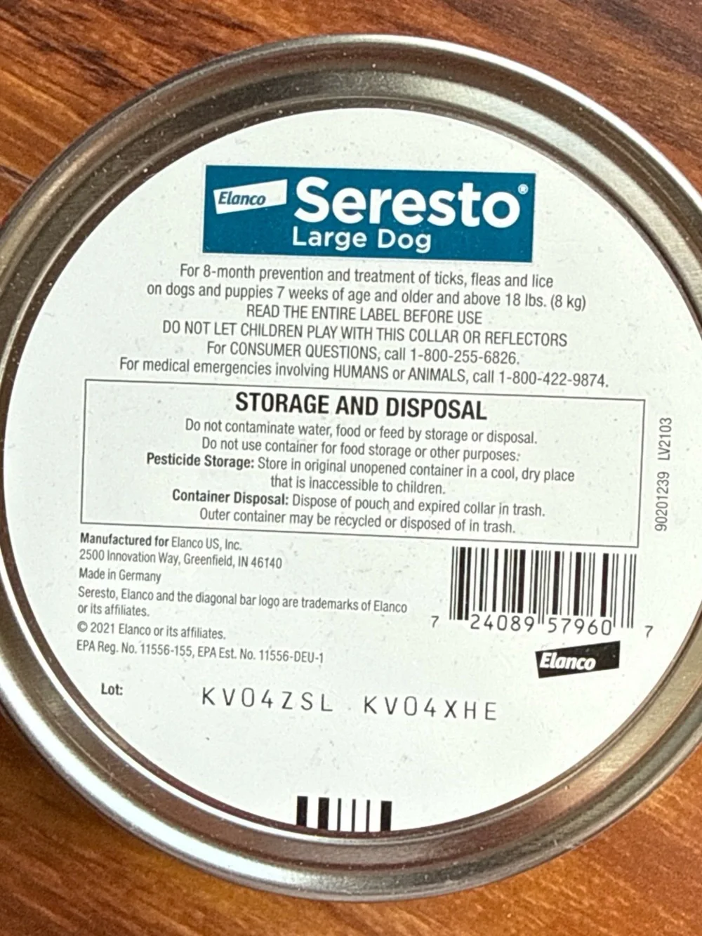 Elanco Seresto Large Dog Collar